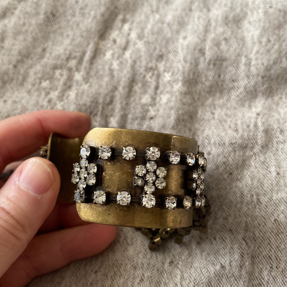 J. Crew Rhinestone Cuff bracelet - Picture 3 of 6